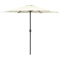 VidaXL Parasol met aluminium paal 270x246 cm zandwit - thumbnail