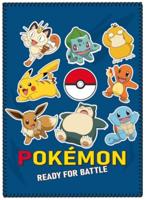 Deken Pokémon Pikachu 100 x 140 cm Multicolour Polyester - thumbnail