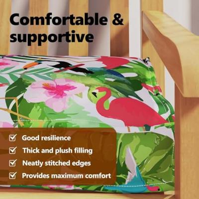 VidaXL Palet kussen tropische jungle 200 x 40 x 8 cm oxford stof