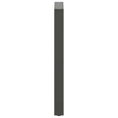 Bartafelpoten 2 st U-vormig 40x(90-91) cm staal antraciet