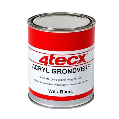 4tecx Acryl grondverf grijs 0,75ltr