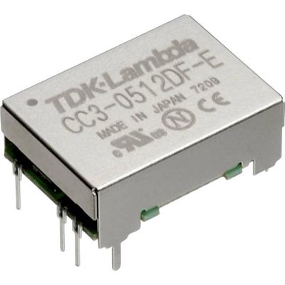 TDK-Lambda CC3-0512SF-E DC/DC-converter, print 5 V/DC 12 V/DC, 15 V/DC 0.25 A 3 W Aantal uitgangen: 1 x Inhoud 1 stuk(s) TDK-Lambda CC3-0512SF-E DC/DC-converter, print 5 V/DC 12 V/DC, 15 V/DC 0.25 A 3 W Aantal uitgangen: 1 x Inhoud 1 stuk(s)