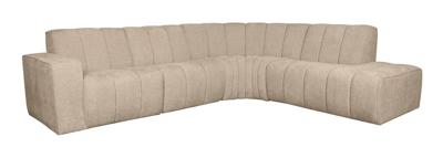 LABEL51 Hoekbank 'Vitoro' Rechts, Elite stof, kleur Clay