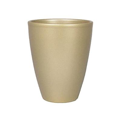 Floran Bloempot - parelgoud - keramiek - 13 x 17 cm - Plantenpotten