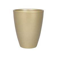 Floran Bloempot - parelgoud - keramiek - 13 x 17 cm - Plantenpotten - thumbnail
