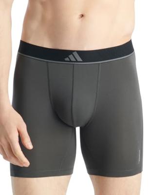 Adidas Boxershorts lang Microfiber 3-pack zwart-blauw-groen