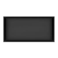 Best Design Inbouwnis Best-Design Lotus 61x30.5x7 cm Mat Zwart - thumbnail