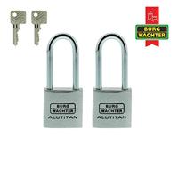 Burg Wächter 36141 Hangslot 20.90 mm Gelijksluitend Aluminium Sleutelslot - thumbnail