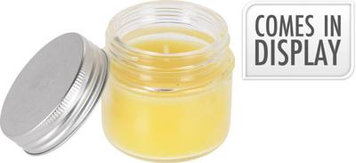 Citronella kaars in glazen pot Ø6x6cm