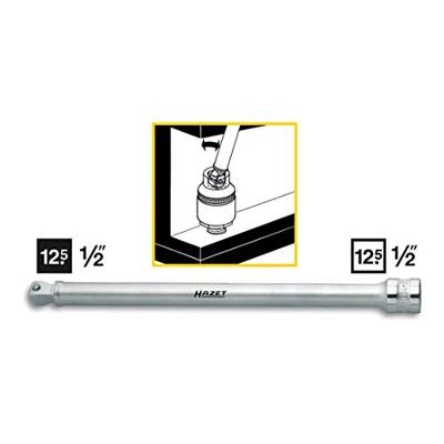 HAZET Verlengstuk · scharnierbaar 919-10 · 1/2 inch (12,5 mm) vierkant hol · 1/2 inch (12,5 mm) vierkant massief · Lengte: 248 mm HAZET Verlengstuk · scharnierbaar 919-10 · 1/2 inch (12,5 mm) vierkant hol · 1/2 inch (12,5 mm) vierkant massief · Lengte: 248 mm