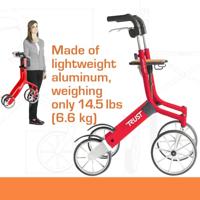 Trust Care Let&apos;s Go Out rollator rood - thumbnail