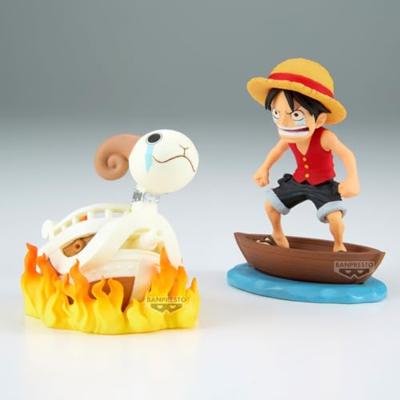 One Piece WCF Log Stories PVC Statue 2-Pack Luffy & Going Merry 8 cm One Piece WCF Log Stories PVC Statue 2-Pack Luffy & Going Merry 8 cm