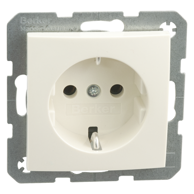 Berker M B S1 Inb Contactdoos | 1V | RA | PW (10) - 54.103.42