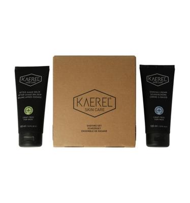 Kaerel Skin Care Scheerset: scheercrème + after shave balsem