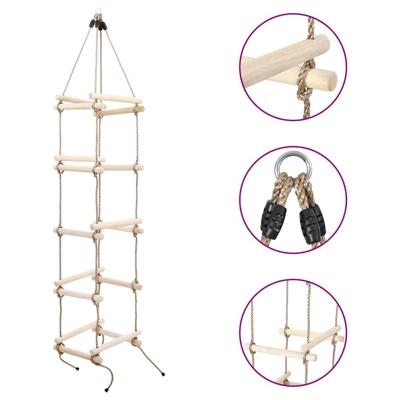 VidaXL Touwladder 200 cm hout VidaXL Touwladder 200 cm hout