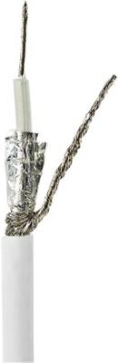 Coaxkabel | RG58CU | 100 m | Rol | Wit