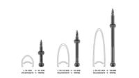 Axa Tubeless ventiel schwalbe 100mm (2 stuks) - thumbnail