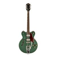 Gretsch G2622T Streamliner Center Block Double-Cut Steel Olive IL semi-akoestische gitaar - thumbnail