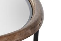 Hoofdtafel Home ESPRIT Bruin Zwart Natuurlijk Kristal Sparrenhout 61 x 50 x 53 cm - thumbnail