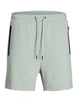 Jack & Jones Jpstgordon Fusion Sweat Shorts Srt Sn Korte Broeken Aqua Gray - thumbnail