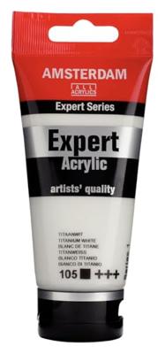 Royal Talens Amsterdam Expert Series Acrylverf Tube 75 ml - Titaanwit 105