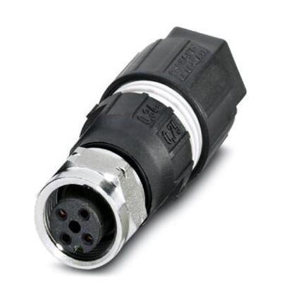 Phoenix Contact 1440782 Sensor/actuator connector, niet geassembleerd M12 Aantal polen (sensoren): 4 Bus, recht 1 stuk(s)