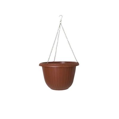 HANGENDE PLANTENBAK BLOEMPOT MET KETTING diameter 25cm