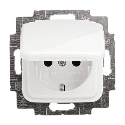 Busch-Jaeger 20 EUK-214 Wandcontactdoos Inzetstuk Reflex SI, Reflex SI Lineair Zuiver wit (RAL 9010), Alpine-wit 1 stuk(s) Busch-Jaeger 20 EUK-214 Wandcontactdoos Inzetstuk Reflex SI, Reflex SI Lineair Zuiver wit (RAL 9010), Alpine-wit 1 stuk(s)