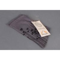 Manchetten Biologisch Katoen met Bloemenprint (Grijs) - thumbnail