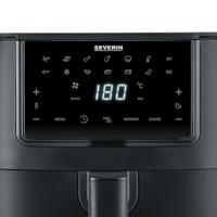 Severin FR 2462 Airfryer 7 l 1700 W Met display, Anti-aanbaklaag Zwart - thumbnail