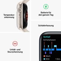 Refurbished Apple Watch SE 2022 GPS 44mm Zilver Gebruikt - thumbnail