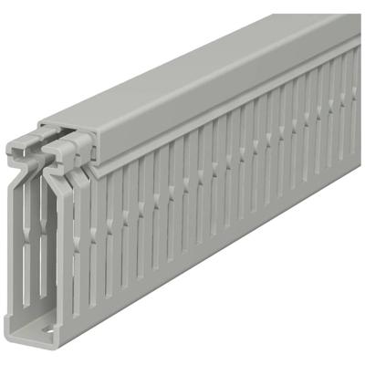 OBO Bettermann 6178201 Kabelgoot (l x b x h) 2000 x 15 x 60 mm 1 stuk(s) Steen-grijs OBO Bettermann 6178201 Kabelgoot (l x b x h) 2000 x 15 x 60 mm 1 stuk(s) Steen-grijs