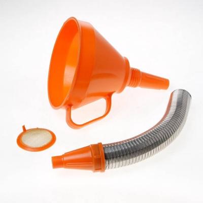 PRESSOL trechter plastic funnel 160mm sb flex. external +strainer