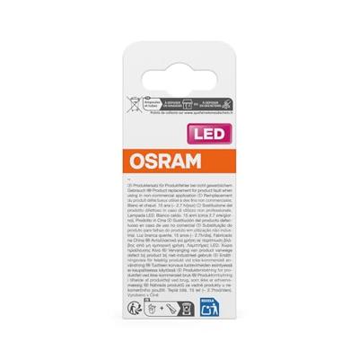 OSRAM HOMELIGHTING 4099854466687 LED-lamp Energielabel D (A - G) E27 1 W Warmwit (Ø x h) 45.00 mm x 45.00 mm 1 stuk(s) OSRAM HOMELIGHTING 4099854466687 LED-lamp Energielabel D (A - G) E27 1 W Warmwit (Ø x h) 45.00 mm x 45.00 mm 1 stuk(s)