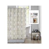 Dutch House douchegordijn brest 180x200 cm bruin - thumbnail