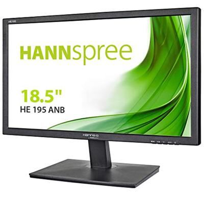 HANNspree HE195ANB 18,5-inch breedbeeld LED-monitor (1366 x 768, WXGA, VGA, 5 ms, 100 x 100 VESA) zwart