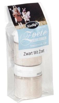 Zwart wit potjes zoet 2 x 30 gram Zwart wit potjes zoet 2 x 30 gram