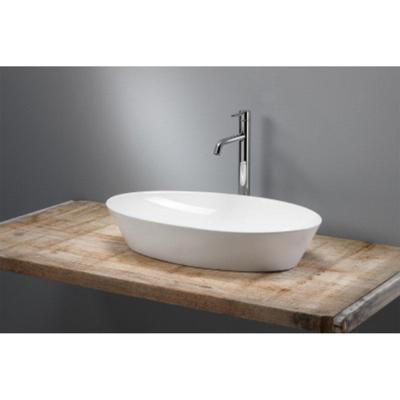 Beaux Vannes opzetwastafel ovaal 60,5x36x12 cm z/overloop