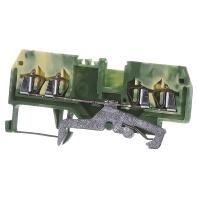 WAGO 279-837 Aardingsklem 4 mm Spanveer Toewijzing: Terre Groen, Geel 100 stuk(s)