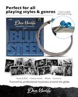 Dean Markley 2558 Blue Steel Light Top Heavy Bottom 10-52 snarenset voor elektrische gitaar - thumbnail