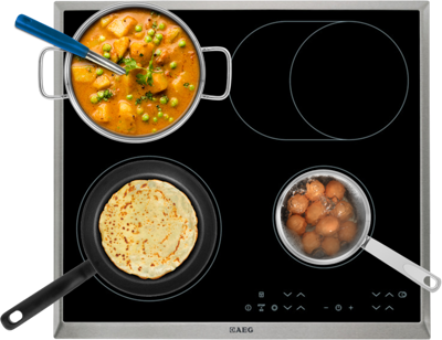 ETNA KIV254RVS kookplaat Zwart Aanrecht 60 cm Zone van inductiekookplaat 4 zone(s)