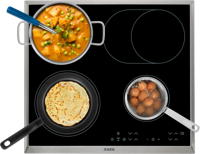 ETNA KIV254RVS kookplaat Zwart Aanrecht 60 cm Zone van inductiekookplaat 4 zone(s) - thumbnail