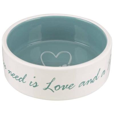 TRIXIE VOERBAK PETS HOME PETROL 12 CM TRIXIE VOERBAK PETS HOME PETROL 12 CM