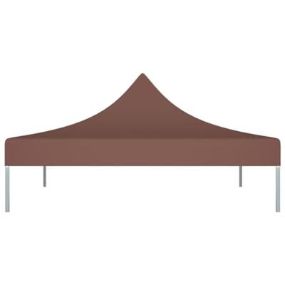 VidaXL Partytentdak 270 g/m² 3x3 m bruin