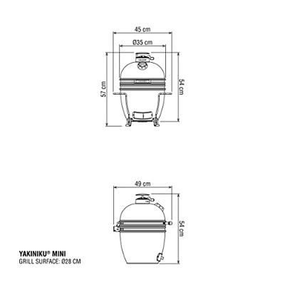 Yakiniku Basic Kamado barbecue - Mini