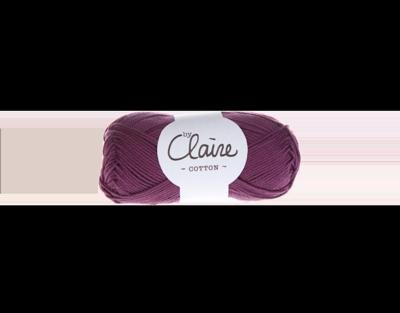 byClaire cotton 018 plum - Haakgaren / Breigaren
