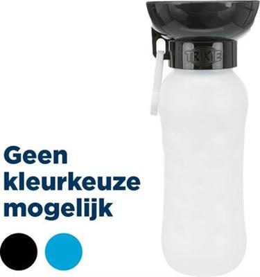 Trixie waterdispenser voor onderweg kunststof assorti Trixie waterdispenser voor onderweg kunststof assorti