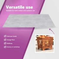 VidaXL Trap tread vierkant 2 pcs zilver 40 x 40 cm aluminium - thumbnail