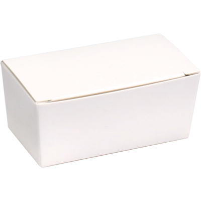 Ballotin | karton + PP | 67x35x31mm | wit/goud | 600 stuks