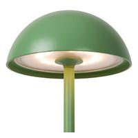 Lucide JOY - Oplaadbare Tafellamp Binnen/Buiten - Accu/Batterij - Ø 12 cm - LED Dimb. - 1x1,5W 3000K - IP54 - Groen - thumbnail